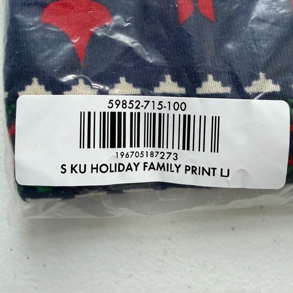 Hanna‎ Andersson | Dear Deer on Navy Kid’s Holiday Pajamas Long Johns NWT - Picture 3 of 4